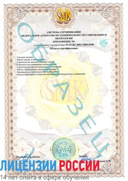 Образец сертификата соответствия (приложение) Сухой Лог Сертификат OHSAS 18001